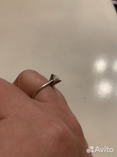 Кольцо серебро