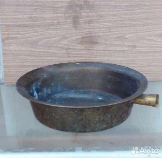 Латунный таз для варенья.ссср