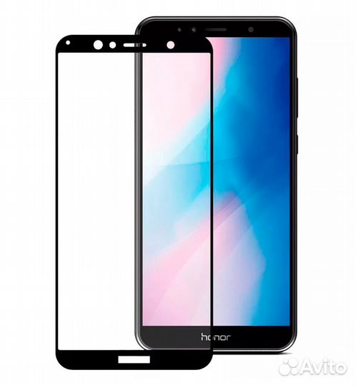 Защитное стекло Huawei Honor 7A, Y5 2018, 2.5D, чё