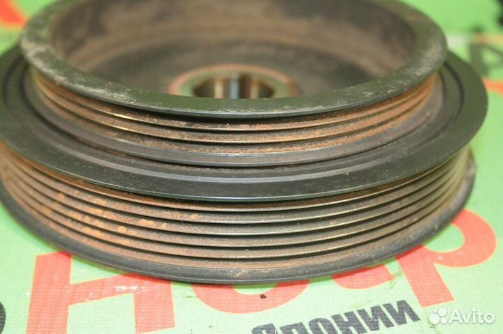 Шкив коленвала nissan wingroad WFY11 QG15-DE