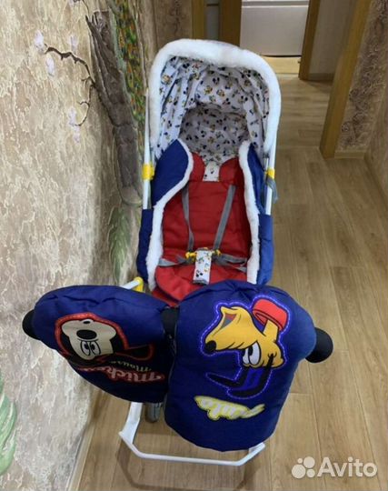 Коляска санки