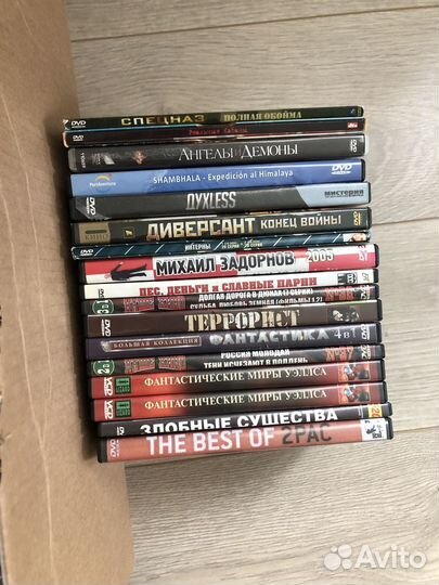 Коробка dvd дисков 86 шт