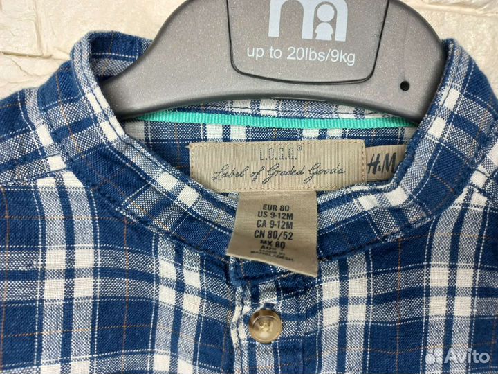 Рубашка H&M 80 размер