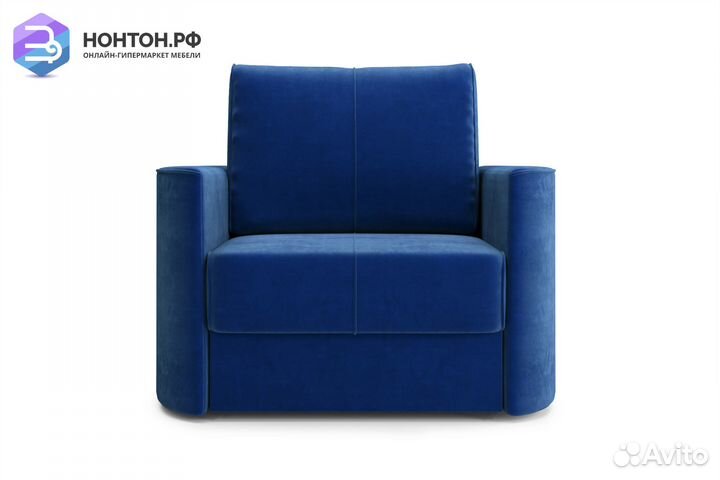 Кресло еврокнижка Колибри темно-синее