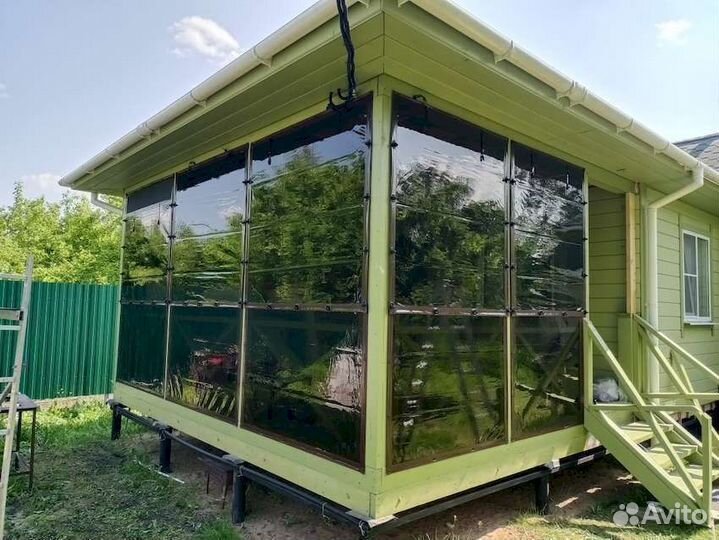 Тонированные мягкие окна