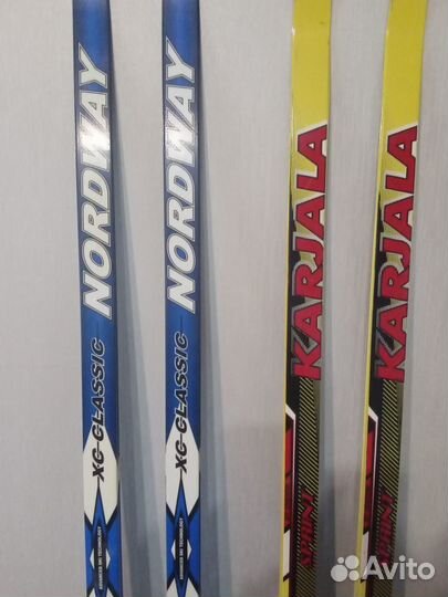 Лыжи беговые с ботинками