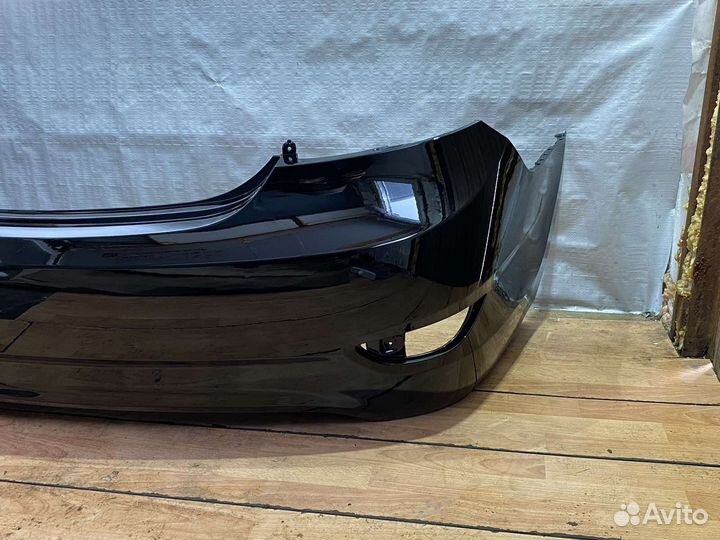 Бампер задний черный Hyundai Solaris 2010-2014