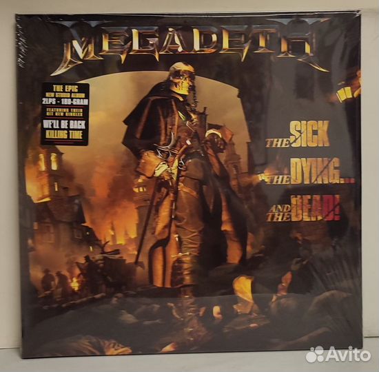 Megadeth The Sick, The Dying. And The Dead 2LP