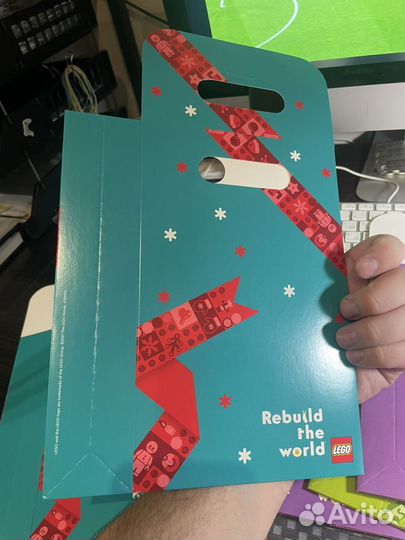 Подарочный пакет от lego лего