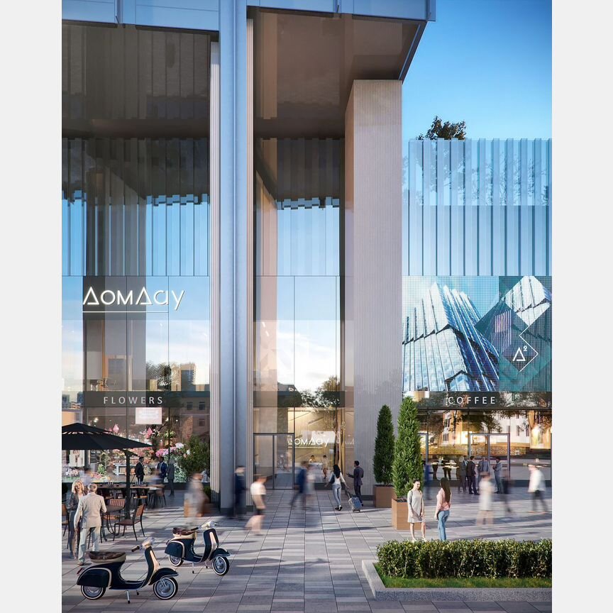 2-к. квартира, 82,1 м², 61/85 эт.