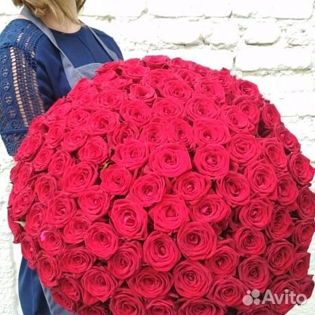 Букет из 101 красная розы Цветы Букет Красноярск