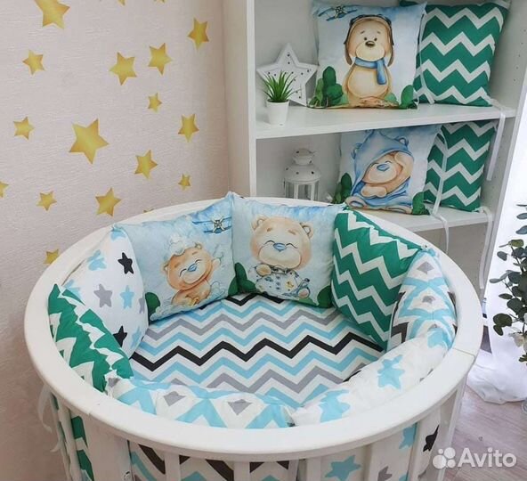 Бортики в кроватку