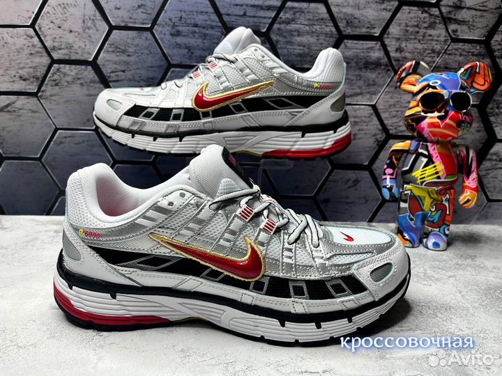 Кроссовки лето Nike p6000 красный