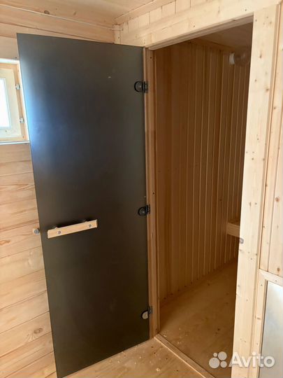 Перевозная баня из бруса 2.3 x 8 м