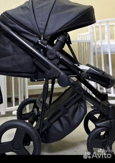 Коляска 2 в 1 эко кожа