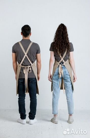 Фартук белый поварской на заказ