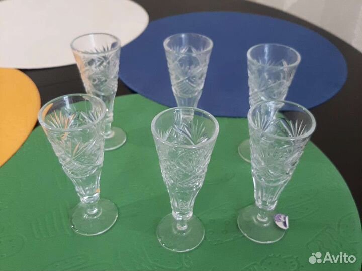 Хрустальные рюмки СССР