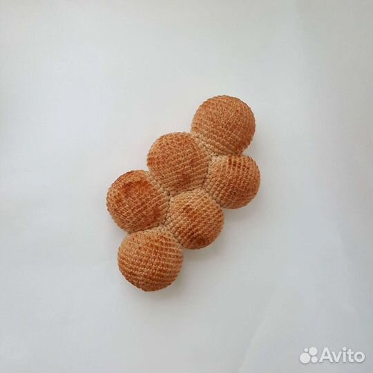 Хлеб для игр и декора вязаный