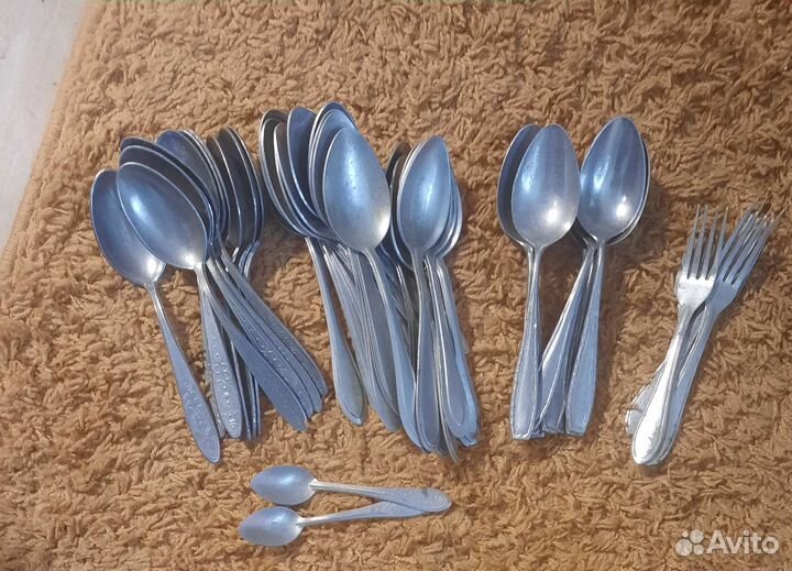 Тарелки, ложки, вилки алюминиевые СССР