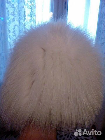 Меховая шапка песцовая