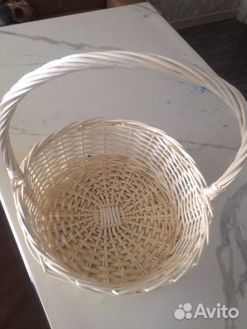 Корзина плетеная большая