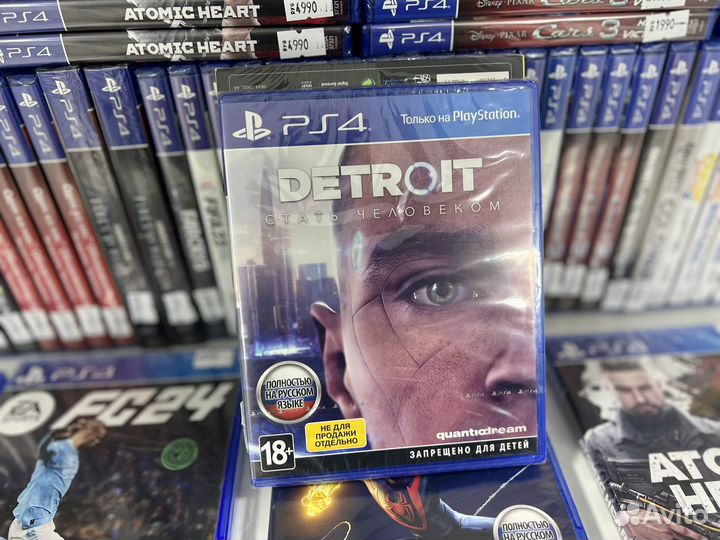 Диск PS4 Detroit: Стать Человеком / Новый
