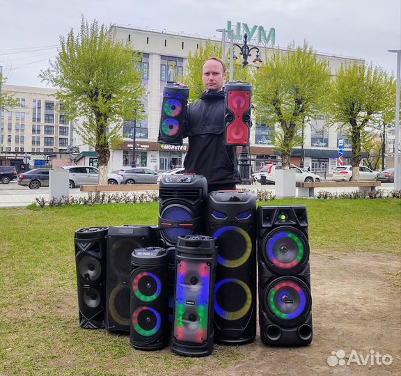 Беспроводные портативные блютуз колонки