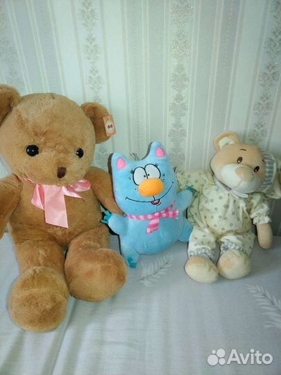 Плюшевый мягкий медведь, 55 см