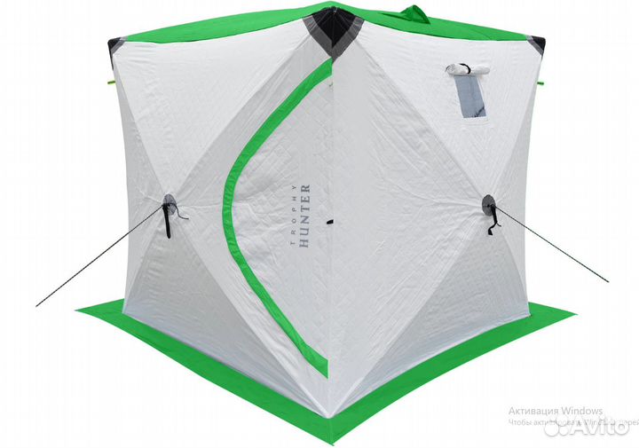 Палатка зимняя утеплённая куб