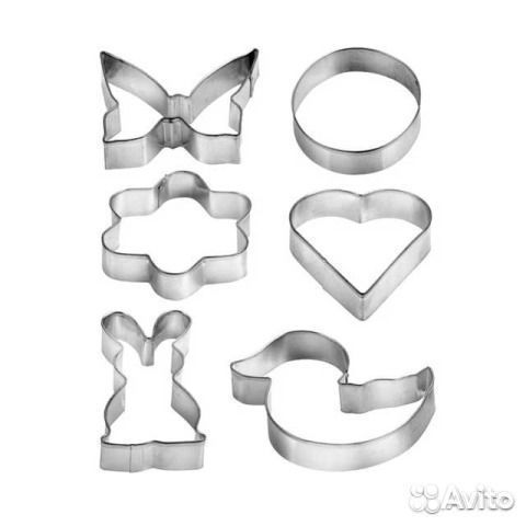 Формочки для печенья, 6 шт