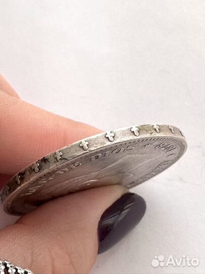 Монета 5 песет 1878 год, Испания