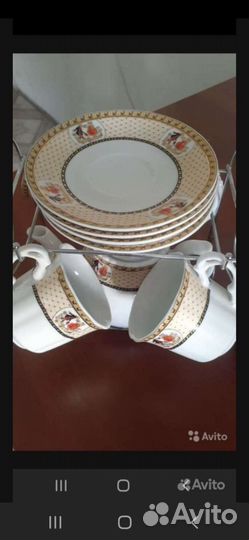 Чайник и блюдца