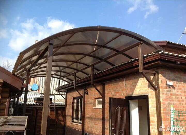 Навесы арочные, сварочные работы