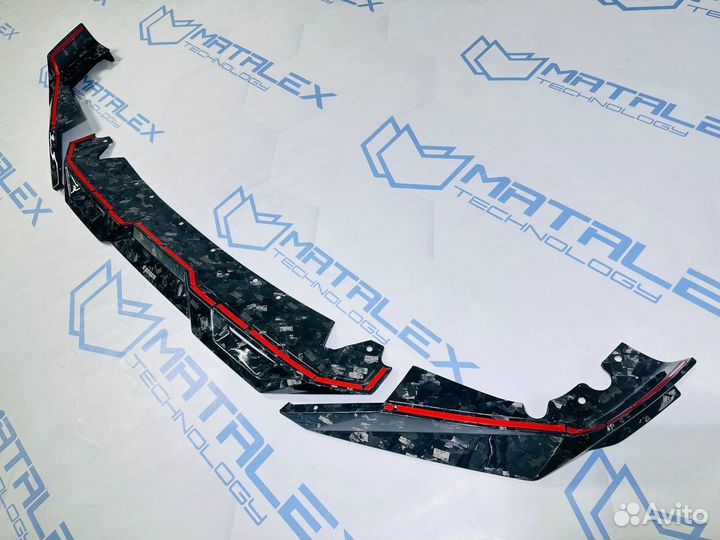 Сплиттер BMW X5M F95 рестайлинг, в SQ