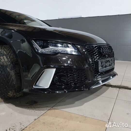 Бампер Audi A7 4G дорестайлинг RS7 стиль