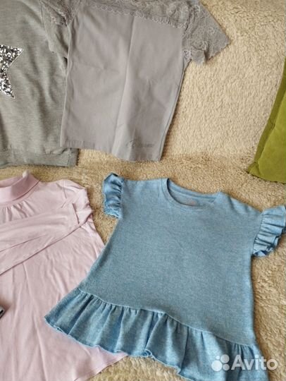 Одежда на девочку рост 128 пакетом