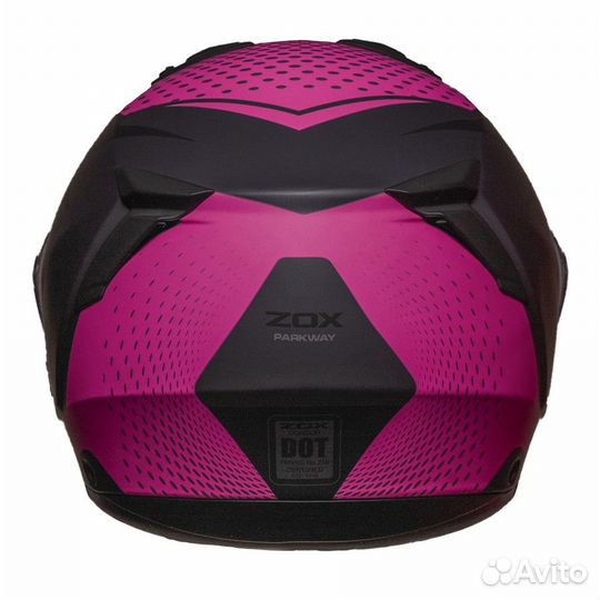 Шлем снегоходный ZOX Condor Parkway Black-Pink (эп