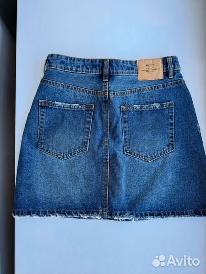 Юбка джинсовая stradivarius S