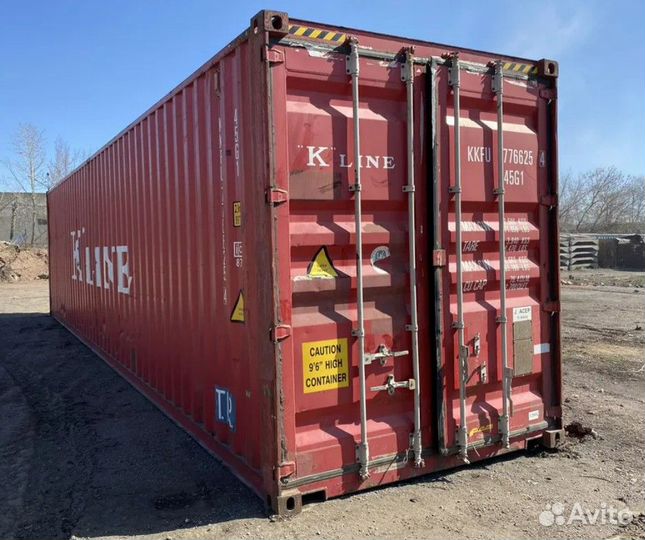 Широкий Б/У контейнер 40фт (ширина 2500)