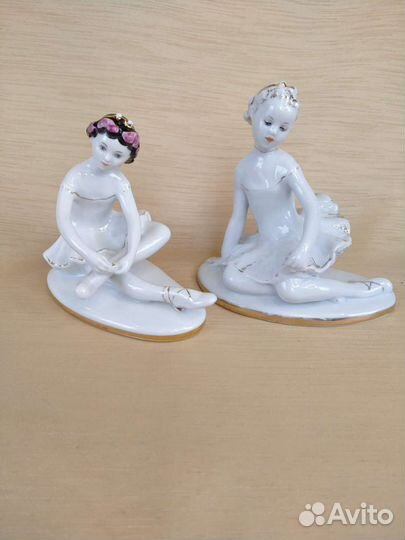 Статуэтки балерины Машенька и Дашенька лфз (дефект