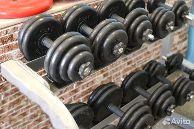Гантели обрезиненые (новые)