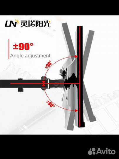 Кронштейн для 4 мониторов