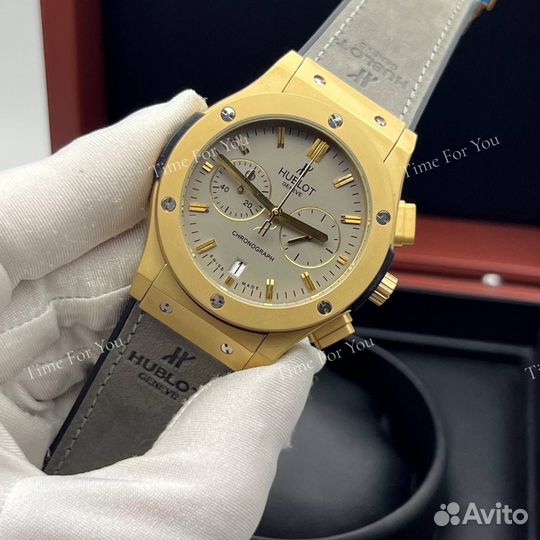 Роскошные серые часы Hublot с японским механизмом