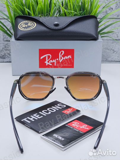 Очки Ray Ban 3674 Голубые Зеркальные