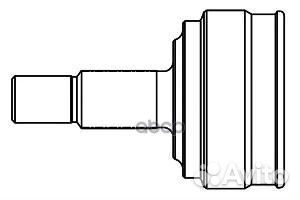 Шрус chevrolet lanos/rezzo/daewoo nubira 1.6-2
