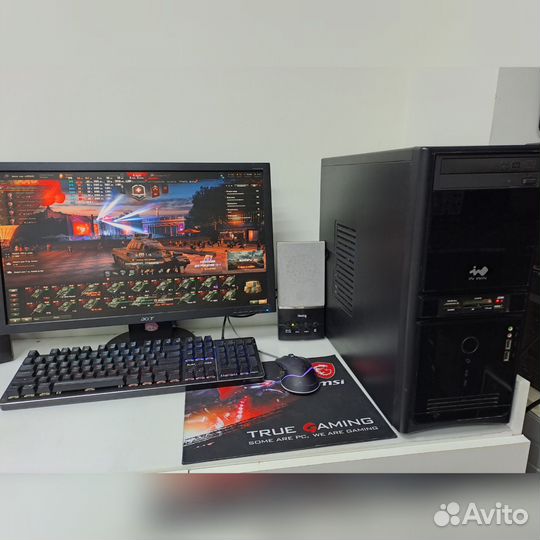 Игровой компьютер intel Е3-1220 16gb GTX760 SSD128