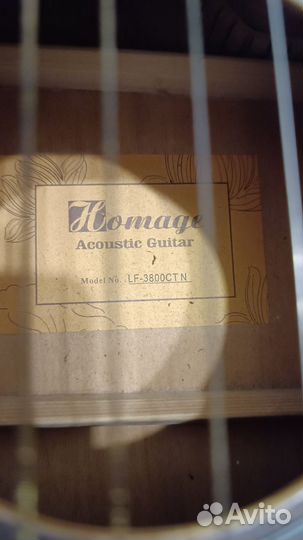 Акустическая гитара homage