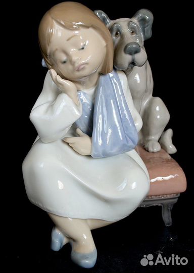 Фигурка Фарфор Я не могу играть lladro Испания