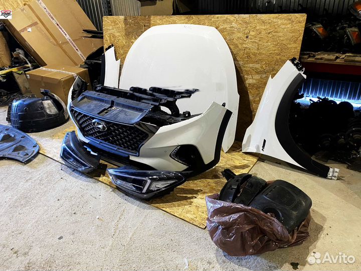 Передняя часть автомобиля Hyundai Tucson 3 N-Line