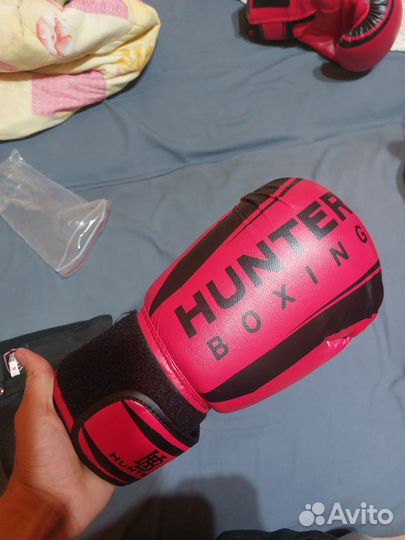 Боксерские перчатки 10 oz hunter